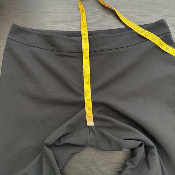 ANN TAYLOR FACTORY MODERN Black Straight Leg Dress Pants  Sz 14 - Picture 12 of 13